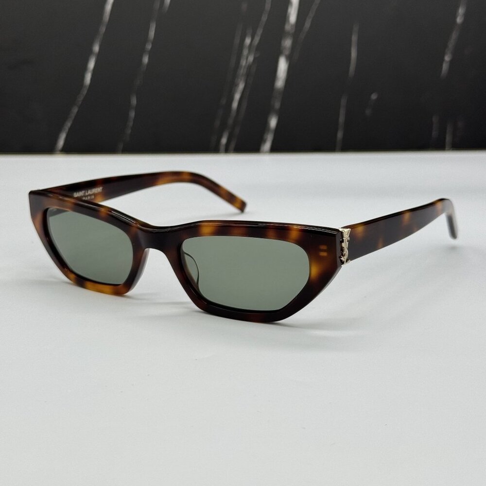 NEW SAINT LAURENT SL M126 003 WOMEN HAVANA SUNGLASSES SLM126 003 - Picture 2 of 10